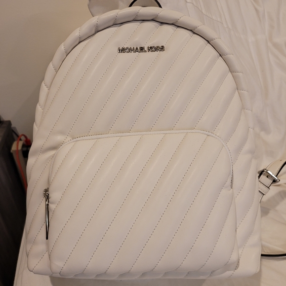 MK Backpack White